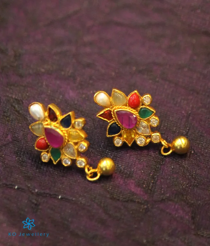 Necklaces The Aham Silver Navaratna Necklace Silversmith