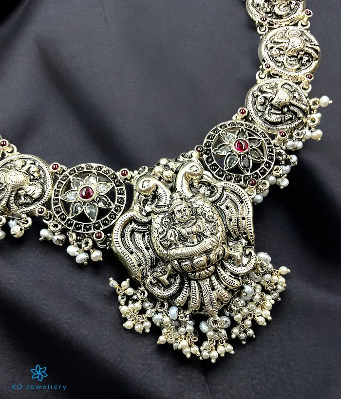 Necklaces The Saranga Silver Gandaberunda Necklace Silversmith