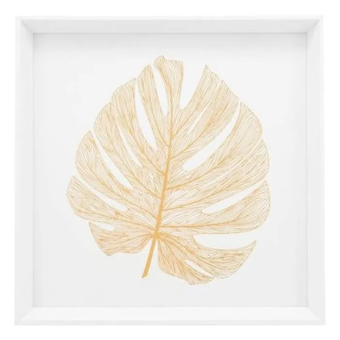 PreStyled Sets Torre Tagus Torre Tagus Gold Monstera Leaf Framed Canvas Print Glass 165 Gold PreStyled Sets Torre Tagus Torre Tagus Gold Monstera Leaf Framed Canvas Print Glass 165 Gold