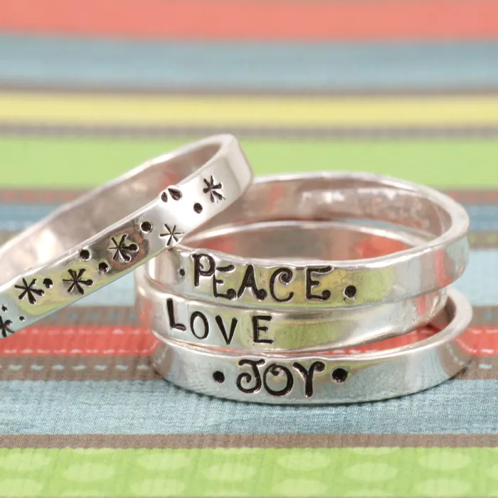 PSV Rings Sterling Silver Ring Stamping Blank 3mm Wide SIZE 6