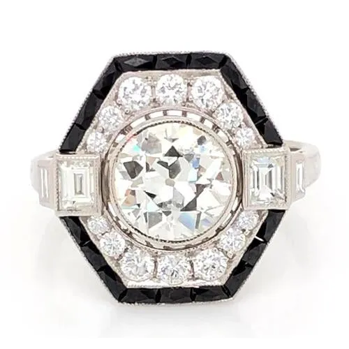 Real Natural Earth Mined Diamond Engagement Old Mine Ring 5 Carats White Gold 14K Jewelry GB Rings Real Natural Earth Mined Diamond Engagement Old Mine Ring 5 Carats White Gold 14K Jewelry GB Rings