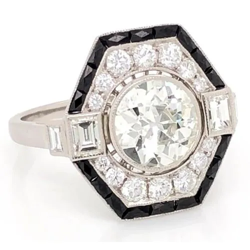 Real Natural Earth Mined Diamond Engagement Old Mine Ring 5 Carats White Gold 14K Jewelry GB Rings Real Natural Earth Mined Diamond Engagement Old Mine Ring 5 Carats White Gold 14K Jewelry GB Rings