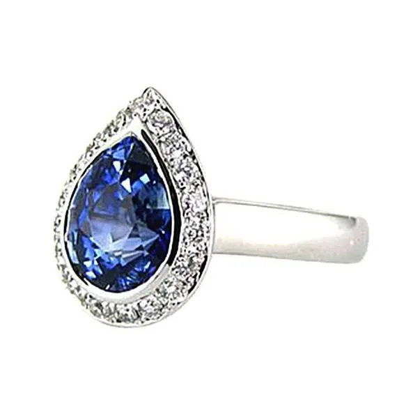 Rings 375 Ct Natural Earth Mined Diamonds Halo Anniversary Gemstone Ring White Gold New GB