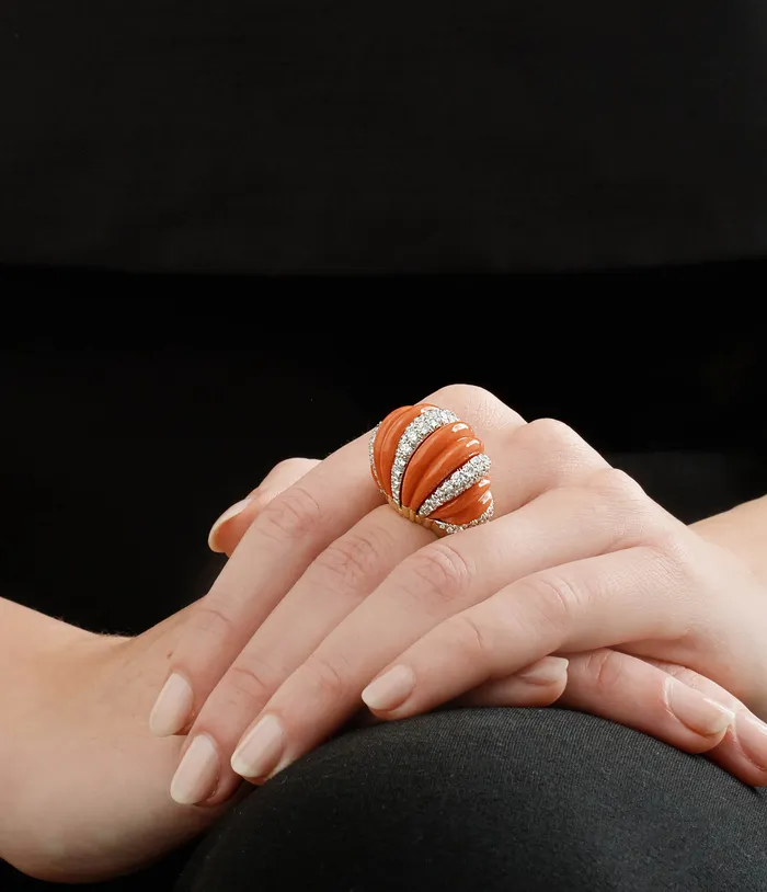 Rings David Webb Sutton Dome Ring