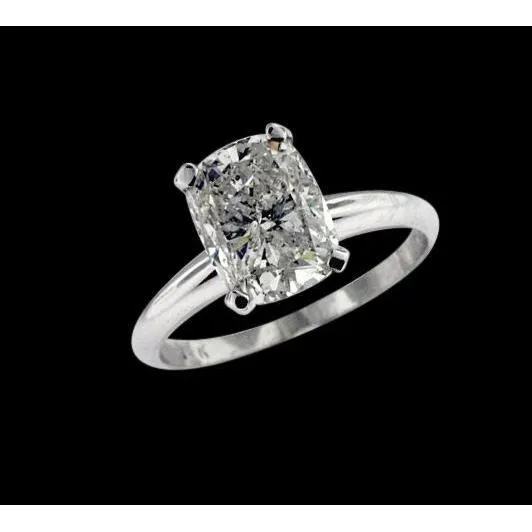 Rings GB 125 Cts Radiant Cut Natural Earth Mined Diamond Solitaire Wedding Ring Rings GB 125 Cts Radiant Cut Natural Earth Mined Diamond Solitaire Wedding Ring