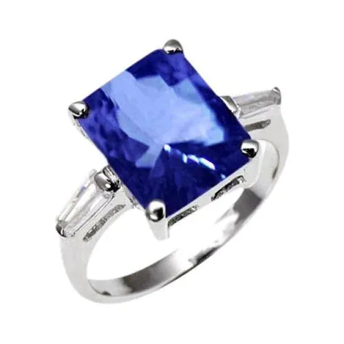 Rings GB Genuine 11 Ct Big Sapphire Ring
