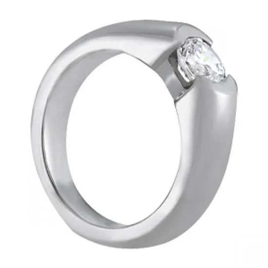 Rings GB Half Bezel Natural Earth Mined Diamond Solitaire Ring 075 Carats Jewelry Rings GB Half Bezel Natural Earth Mined Diamond Solitaire Ring 075 Carats Jewelry