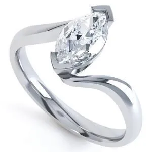 Rings GB Solitaire Marquise Cut Real Natural Earth Mined Diamond Engagement Ring 250 Carats Rings GB Solitaire Marquise Cut Real Natural Earth Mined Diamond Engagement Ring 250 Carats