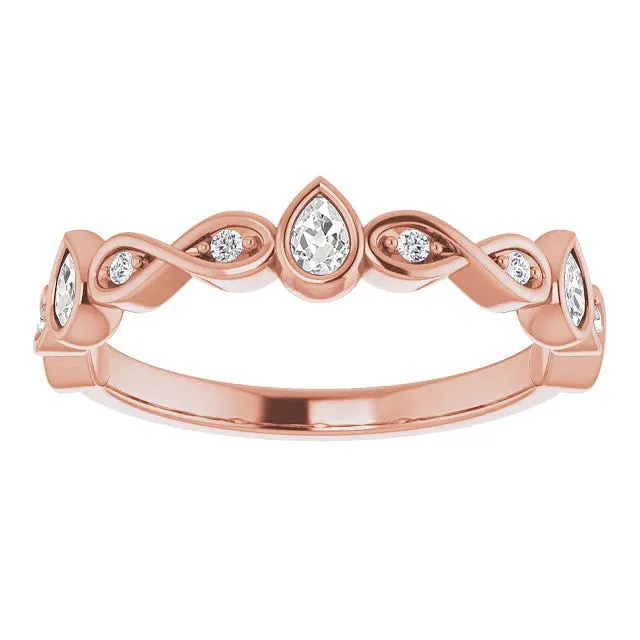Rings HarryChadEntcom Half Eternity Band Pear Old Cut Natural Earth Mined Diamond Bezel Infinity Style 3 Carats Rings HarryChadEntcom Half Eternity Band Pear Old Cut Natural Earth Mined Diamond Bezel Infinity Style 3 Carats