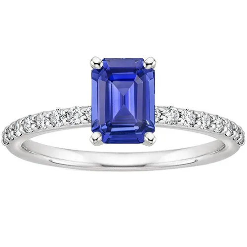 Rings HarryChadEntcom Natural Earth Mined Diamond Engagement Ring Emerald Blue Sapphire 425 Carats Rings HarryChadEntcom Natural Earth Mined Diamond Engagement Ring Emerald Blue Sapphire 425 Carats