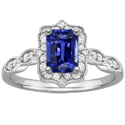 Rings HarryChadEntcom Natural Earth Mined Diamond Halo Ring Emerald Sri Lankan Sapphire 4 Carats White Gold 14K Rings HarryChadEntcom Natural Earth Mined Diamond Halo Ring Emerald Sri Lankan Sapphire 4 Carats White Gold 14K