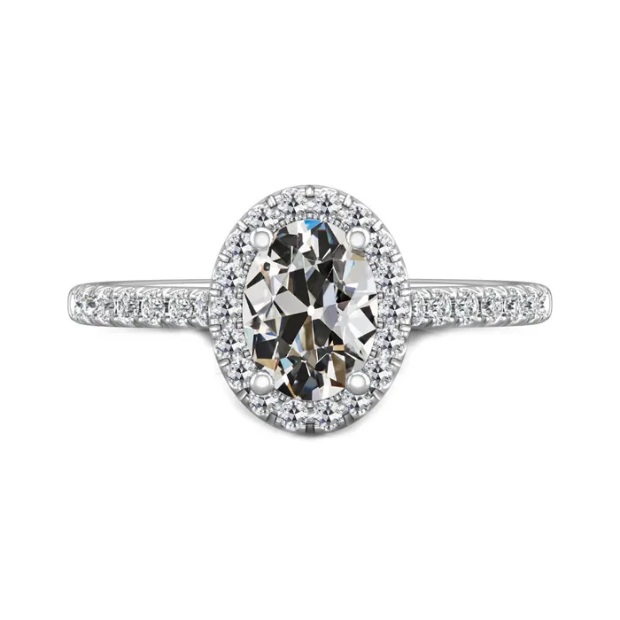 Rings HarryChadEntcom Round Natural Earth Mined Diamond Halo Oval Old Cut Anniversary Ring 5 Carats 14K Gold Rings HarryChadEntcom Round Natural Earth Mined Diamond Halo Oval Old Cut Anniversary Ring 5 Carats 14K Gold
