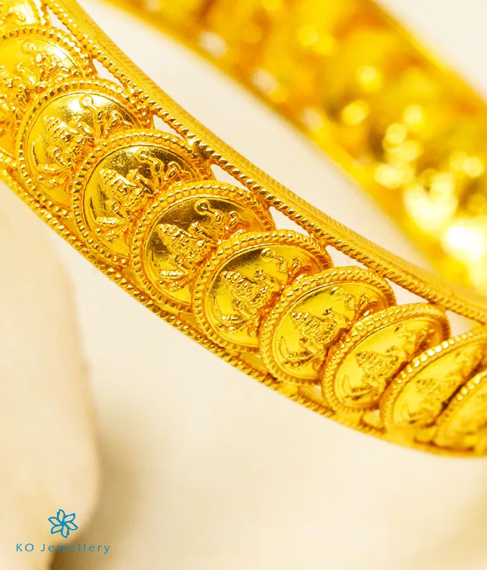 Silversmith Bracelets The Kamana Silver Lakshmi Coin Bracelet Size 22242628