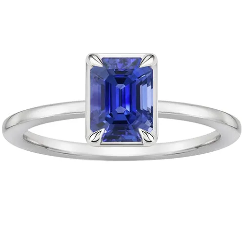 Solitaire Gemstone Ring Prong Set Emerald Ceylon Sapphire 3 Carats HarryChadEntcom Rings Solitaire Gemstone Ring Prong Set Emerald Ceylon Sapphire 3 Carats HarryChadEntcom Rings