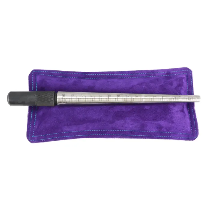 SS Rings Sandbag Ring Mandrel Pad 12 x 55 Purple LeatherSuede