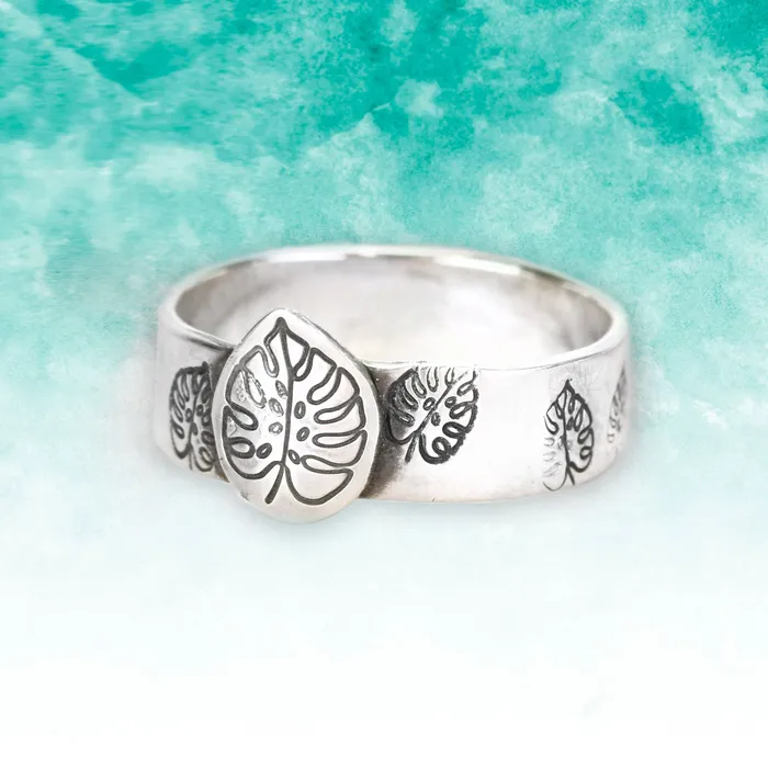 Sterling Silver Ring Stamping Blank 6mm Wide SIZE 7 PSV Rings
