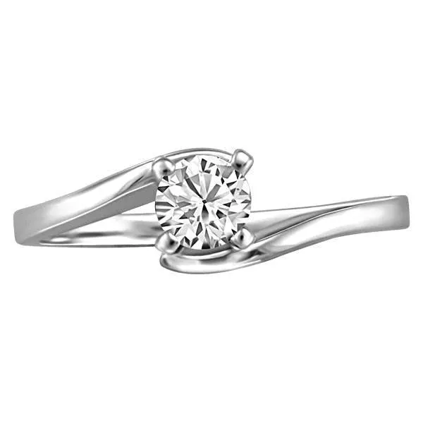 Tension Like 190 Carats Round Real Natural Earth Mined Diamond Solitaire Ring White Gold 14K GB Rings Tension Like 190 Carats Round Real Natural Earth Mined Diamond Solitaire Ring White Gold 14K GB Rings