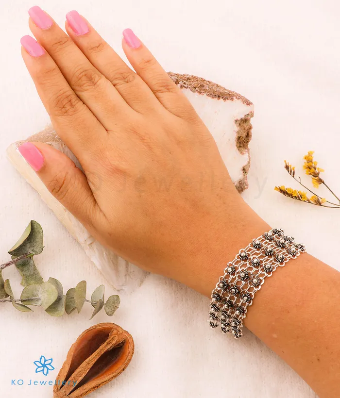 The Viraj Silver Bracelet Jaipur Bracelets