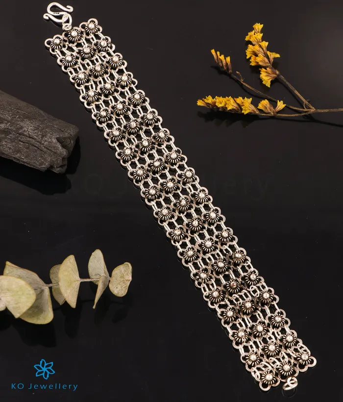 The Viraj Silver Bracelet Jaipur Bracelets