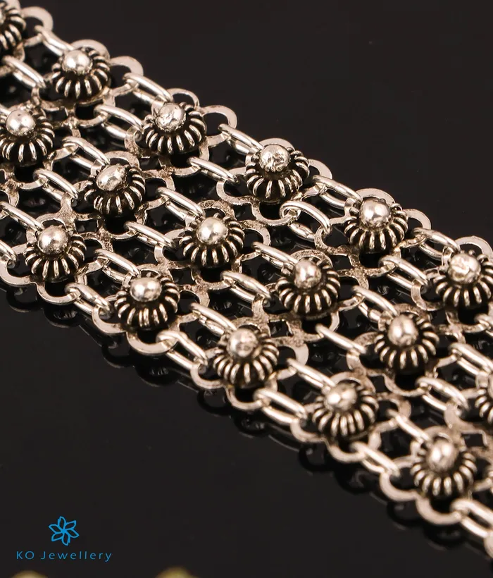 The Viraj Silver Bracelet Jaipur Bracelets