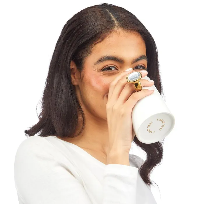 Twos Company Twos Company Put A Ring On It Diamond Mug Assorted 3 ColorsSayings Rings