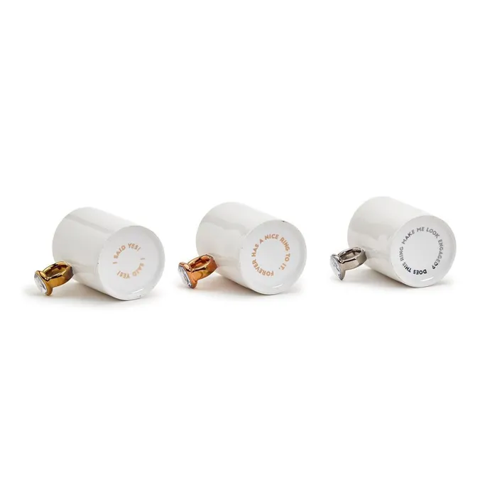 Twos Company Twos Company Put A Ring On It Diamond Mug Assorted 3 ColorsSayings Rings