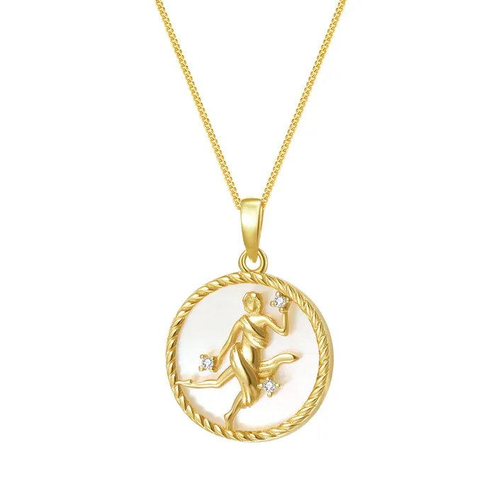 Virgo Zodiac Pendant Necklace Hey Happiness Necklaces