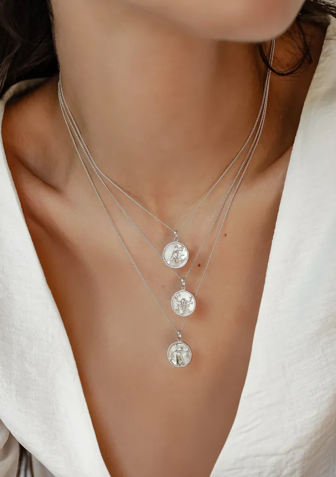 Virgo Zodiac Pendant Necklace Hey Happiness Necklaces