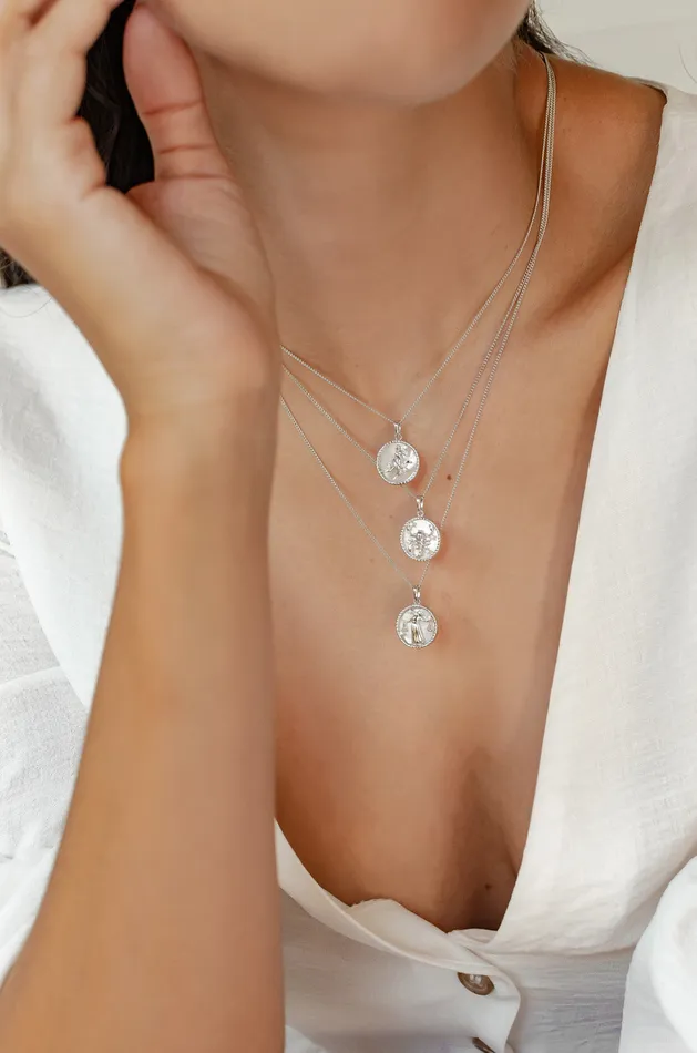 Virgo Zodiac Pendant Necklace Hey Happiness Necklaces