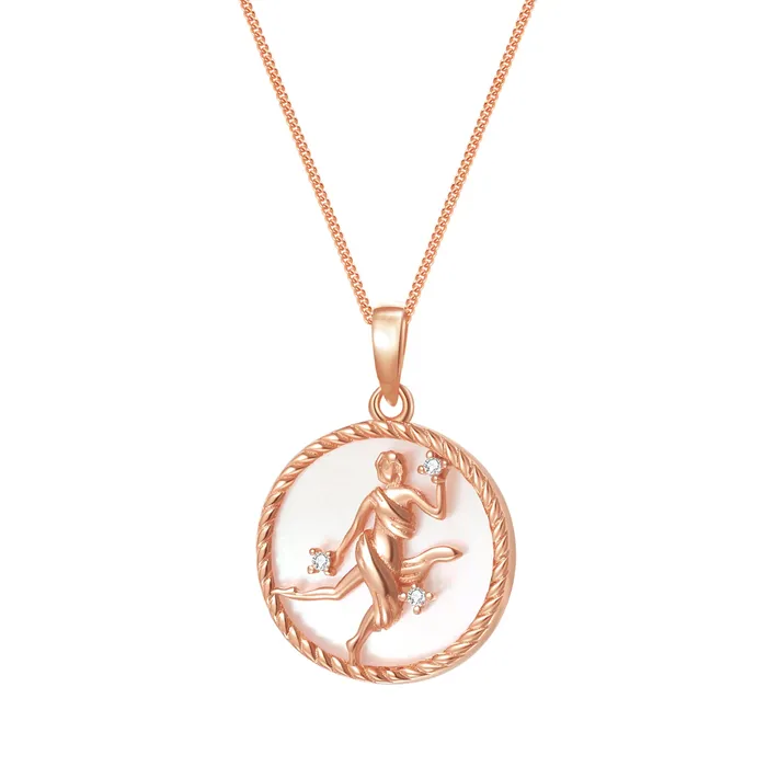 Virgo Zodiac Pendant Necklace Hey Happiness Necklaces