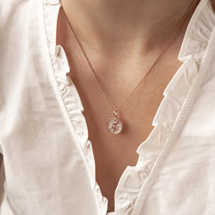 Virgo Zodiac Pendant Necklace Hey Happiness Necklaces