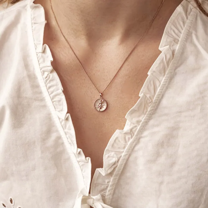 Virgo Zodiac Pendant Necklace Hey Happiness Necklaces