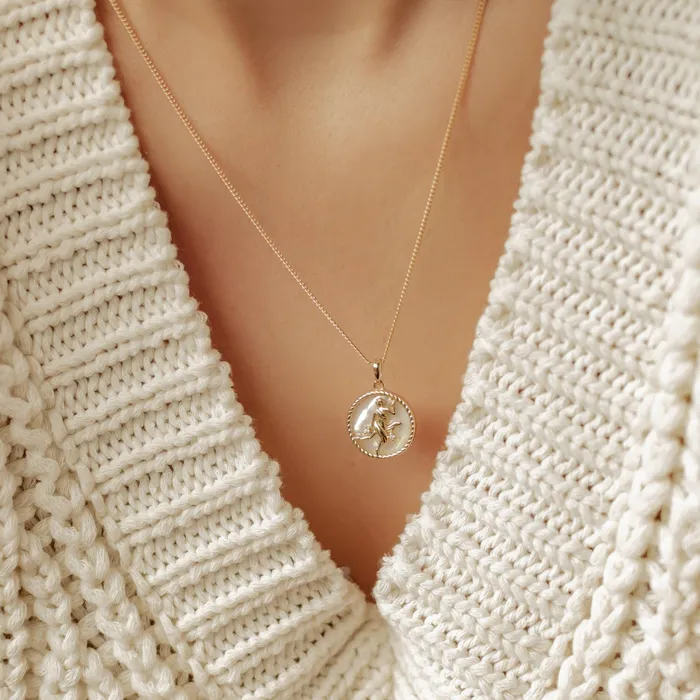 Virgo Zodiac Pendant Necklace Hey Happiness Necklaces