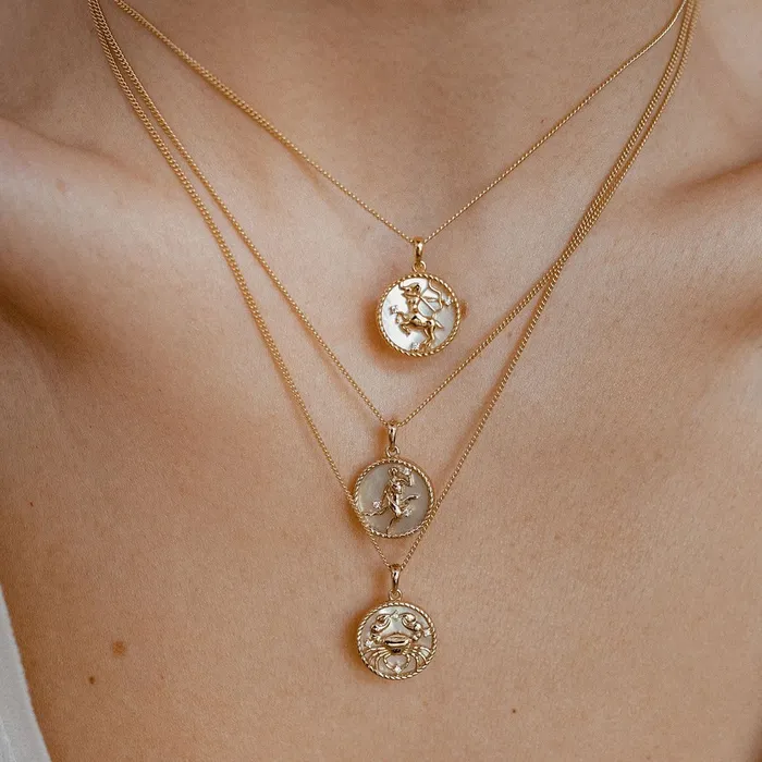 Virgo Zodiac Pendant Necklace Hey Happiness Necklaces