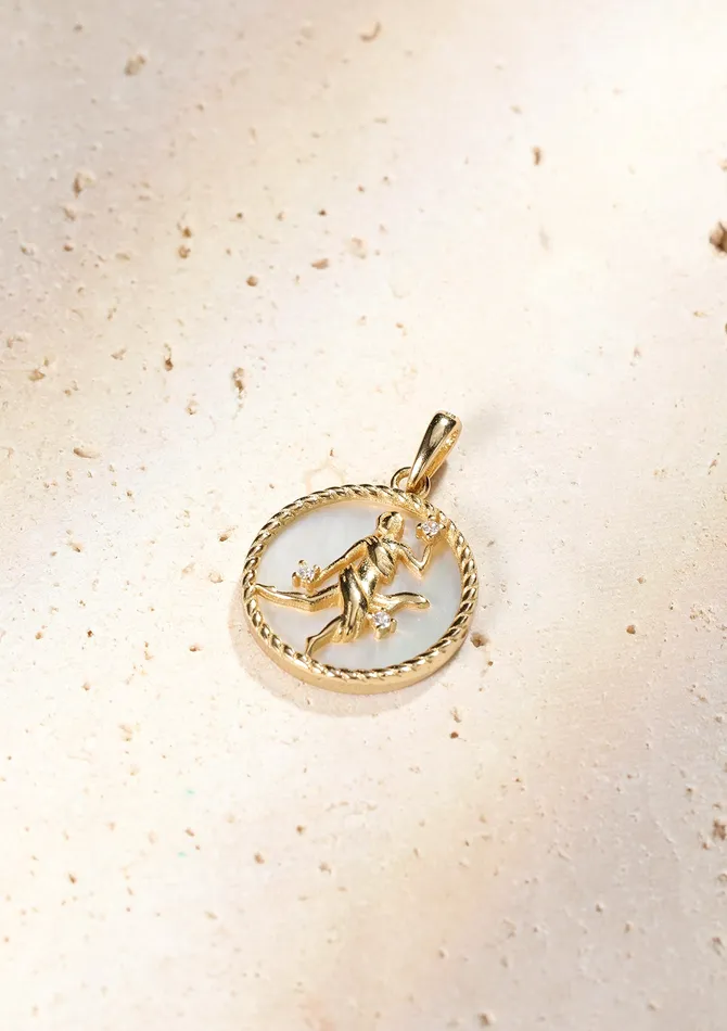 Virgo Zodiac Pendant Necklace Hey Happiness Necklaces
