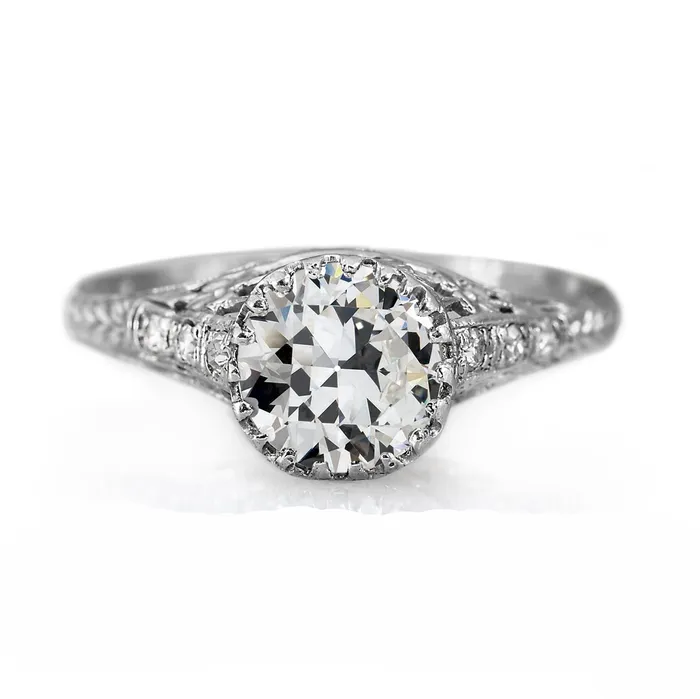 Wedding Ring With Accents Old Mine Cut Genuine Natural Earth Mined Diamond Gold Jewelry 3 Carats HarryChadEntcom Rings Wedding Ring With Accents Old Mine Cut Genuine Natural Earth Mined Diamond Gold Jewelry 3 Carats HarryChadEntcom Rings