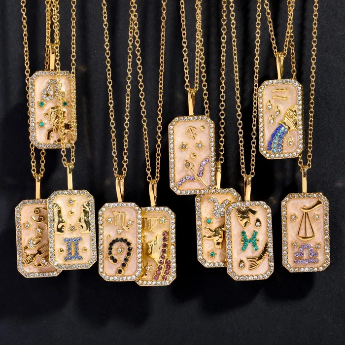 Zodiac Sign Birthstone Necklace Life Changing Energy Necklaces