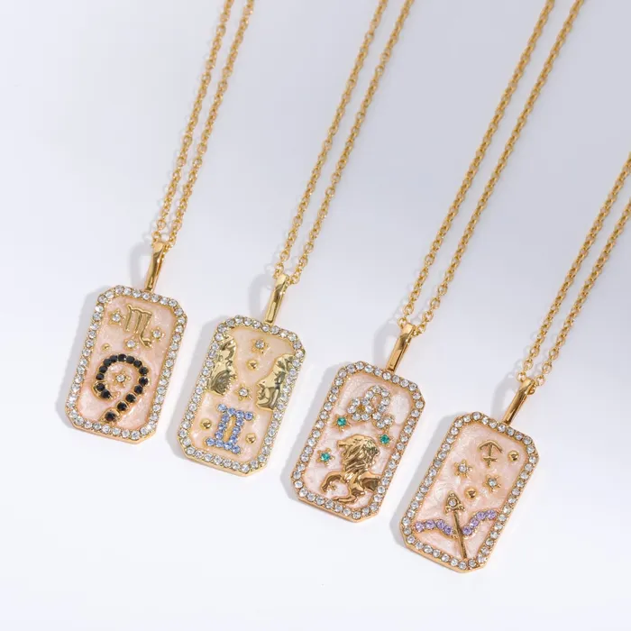 Zodiac Sign Birthstone Necklace Life Changing Energy Necklaces