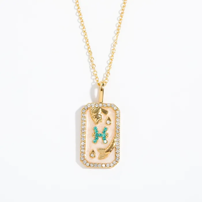 Zodiac Sign Birthstone Necklace Life Changing Energy Necklaces