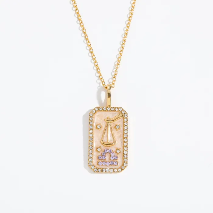 Zodiac Sign Birthstone Necklace Life Changing Energy Necklaces
