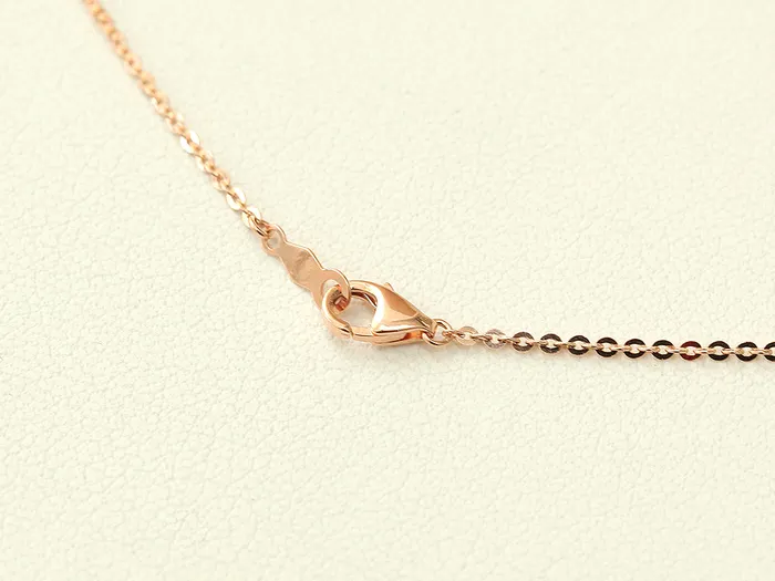 14K Gold Lovely Heart Chain Necklace MinimalBijoux Necklaces