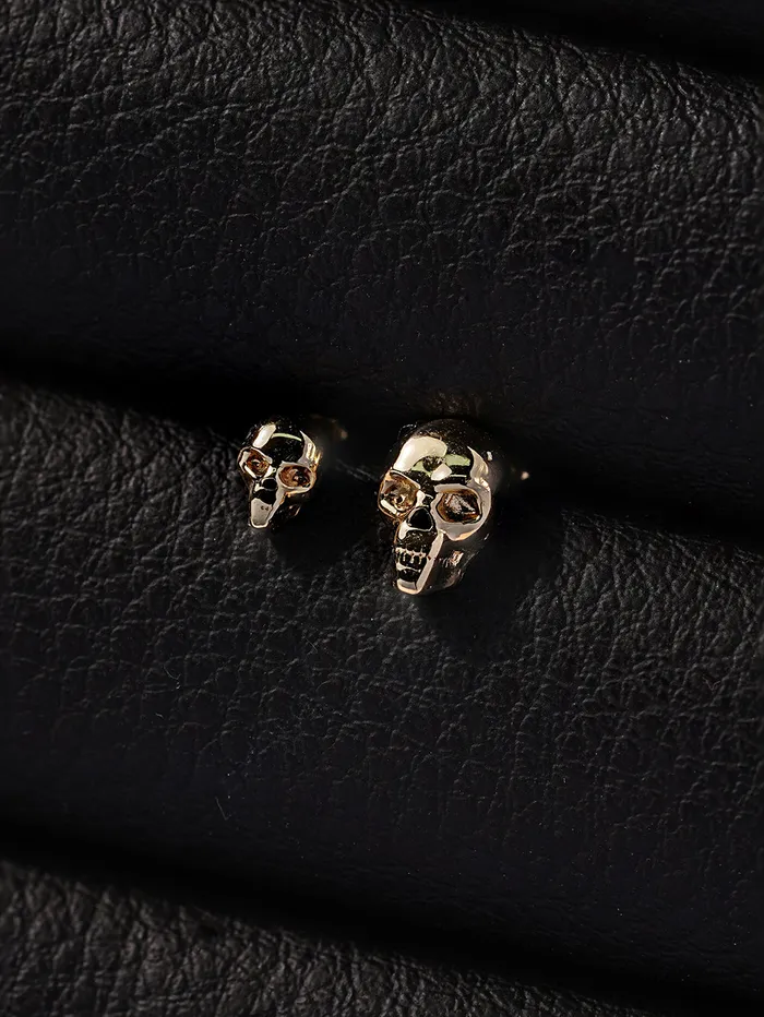 14K Gold Pop Skull Cartilage Earring 20G18G16G MinimalBijoux Earrings