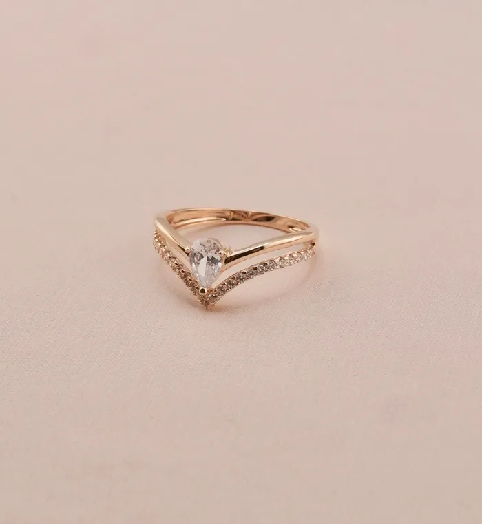 14K Gold Womens Ring RG2641 AB and J Rings