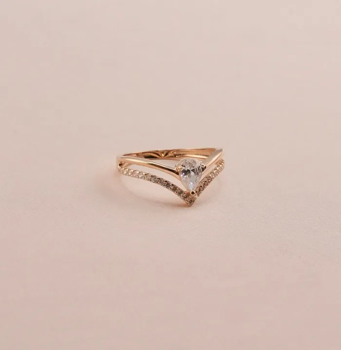 14K Gold Womens Ring RG2641 AB and J Rings