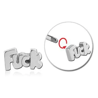 16g Fuck Stainless End Tulsa Body Jewelry Bracelets