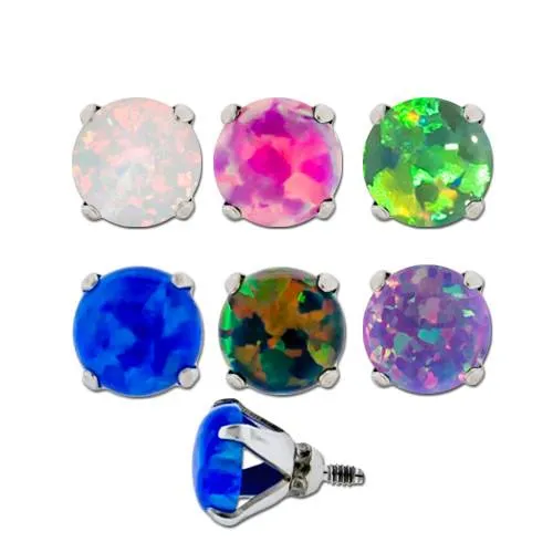 16g Prong Opal Stainless End Tulsa Body Jewelry Bracelets