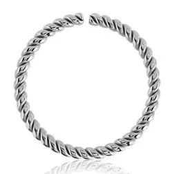 18g Braided Stainless Continuous Ring Tulsa Body Jewelry Rings