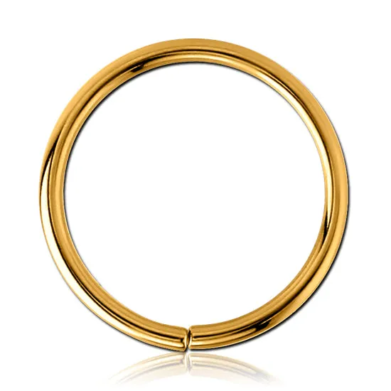 18g Gold Continuous Ring Tulsa Body Jewelry Rings