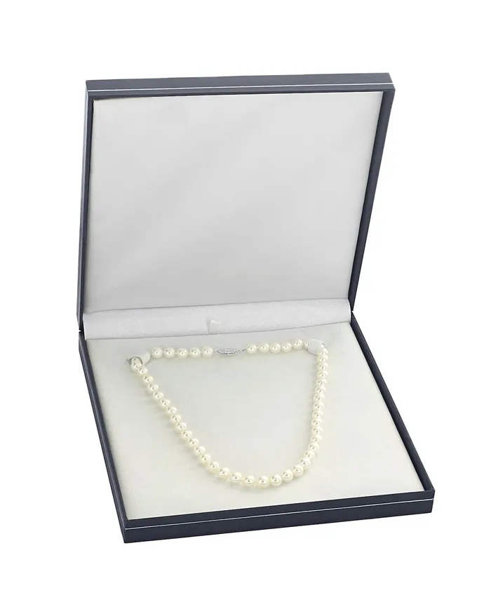 5055mm Japanese Akoya White Pearl Necklace AAA Quality SPT Necklaces 5055mm Japanese Akoya White Pearl Necklace AAA Quality SPT Necklaces