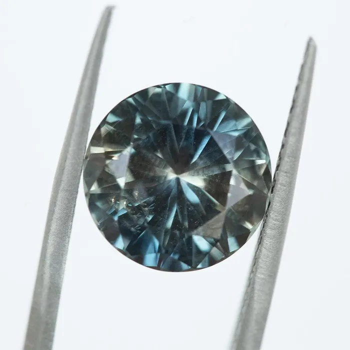 684ct GIA Round Montana Sapphire Six Prong Split Shank Solitaire in 18k Yellow Gold Anueva Jewelry PreStyled Sets